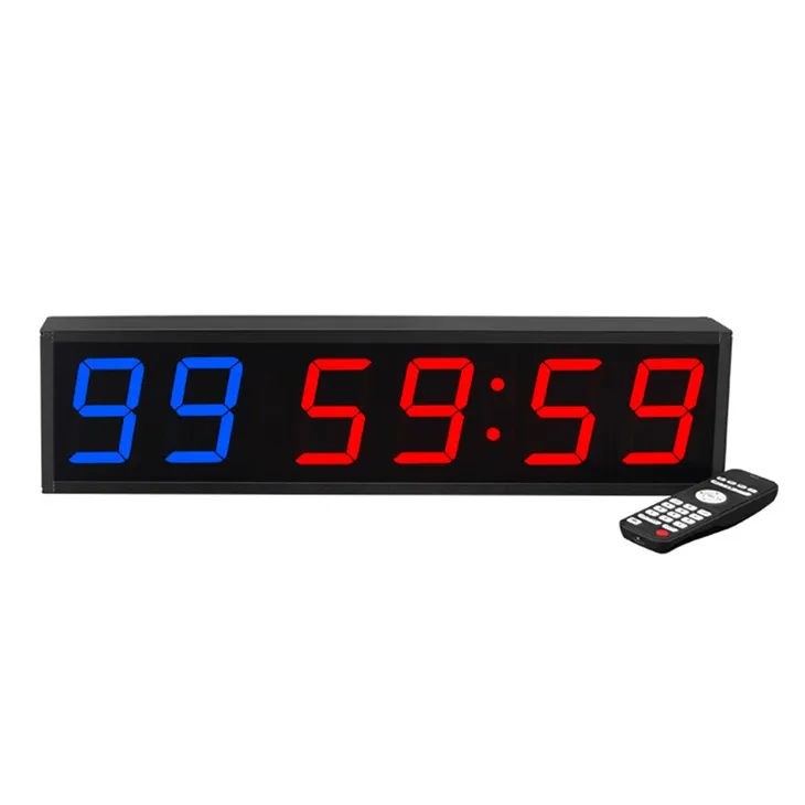 4-tuumainen LED-digitaalinen kuntosalin ajastin